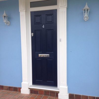 Dark Blue Composite Door
